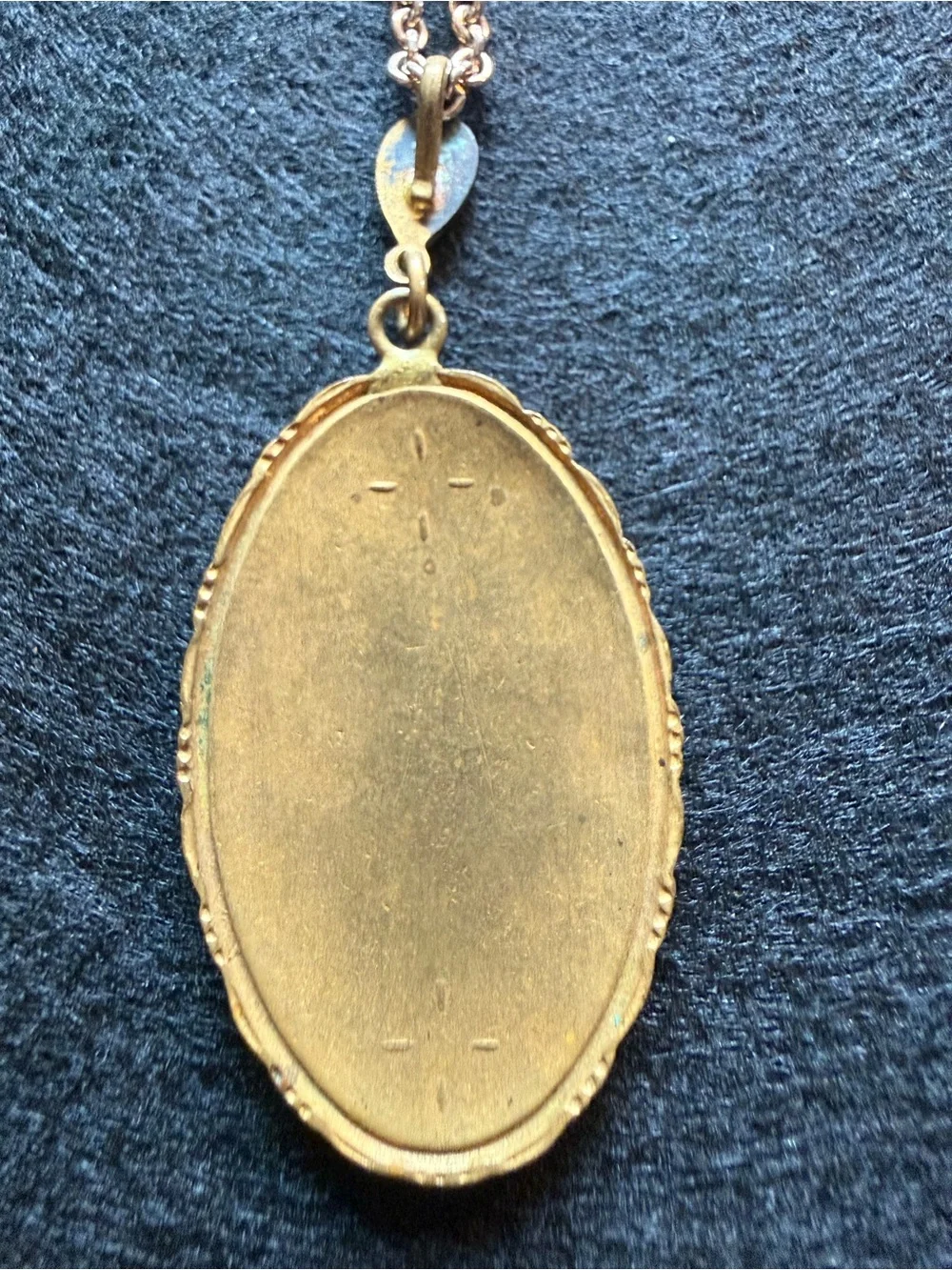 Vintage Egyptian Revival Style Pyramid Camel Scenic Pendant Necklace